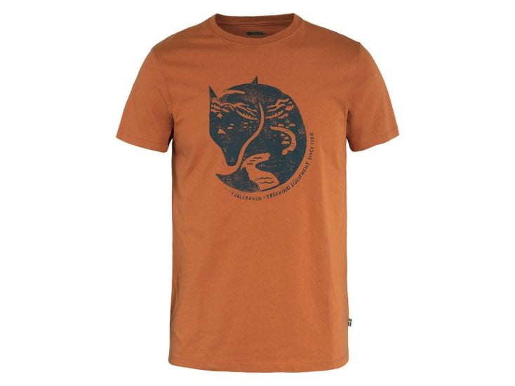 Fjällräven Arctic Fox Terracotta Brown Herren T-Shirt