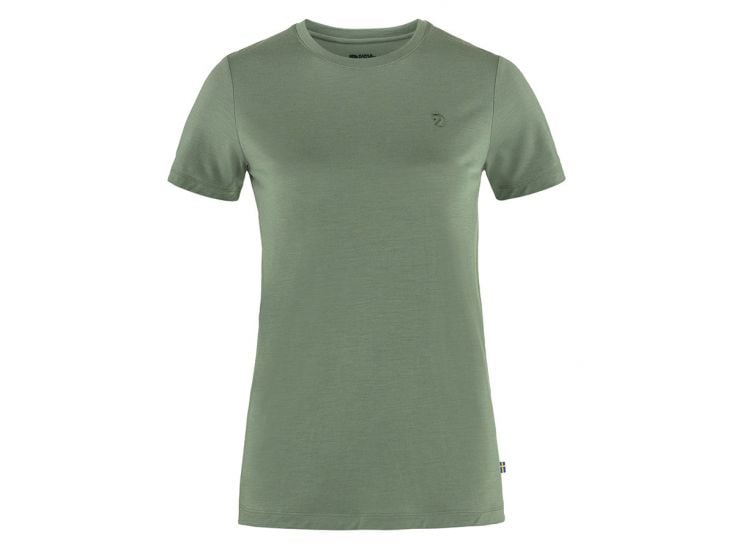 Fjällräven Abisko Wool Patina Green Damen T-Shirt