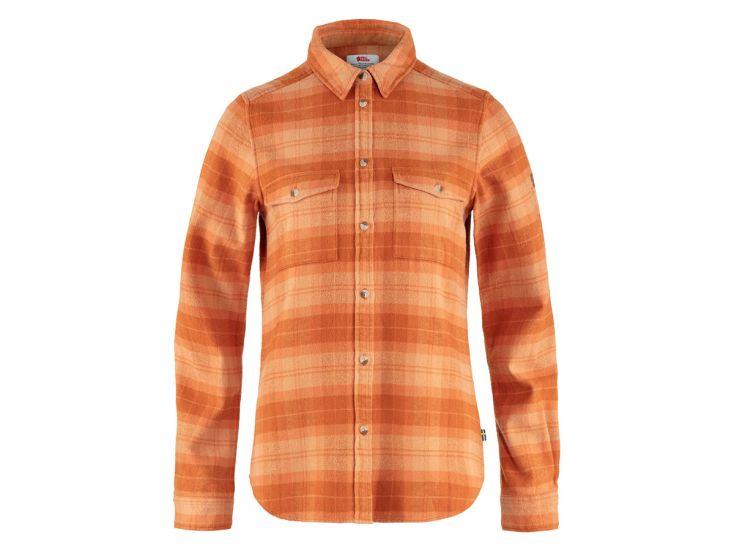 Fjällräven Övik Heavy Flannel Peach Damen Hemd