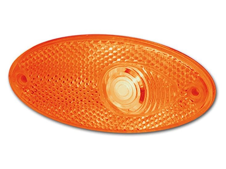 Hella orangefarbene Halogen-Seitenmarkierung