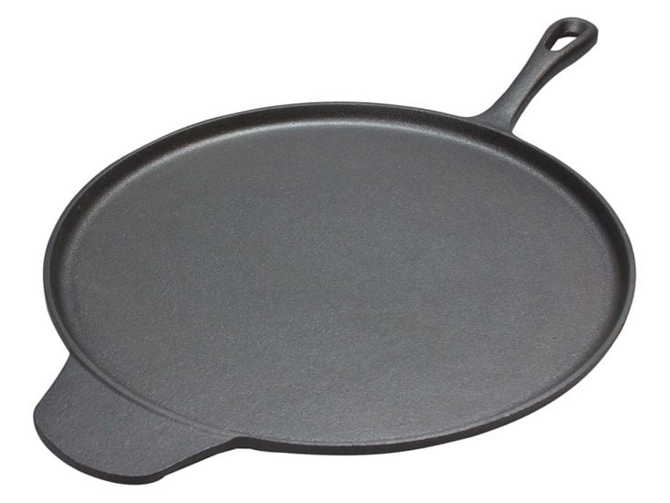 Gusseiserne Pizzapfanne