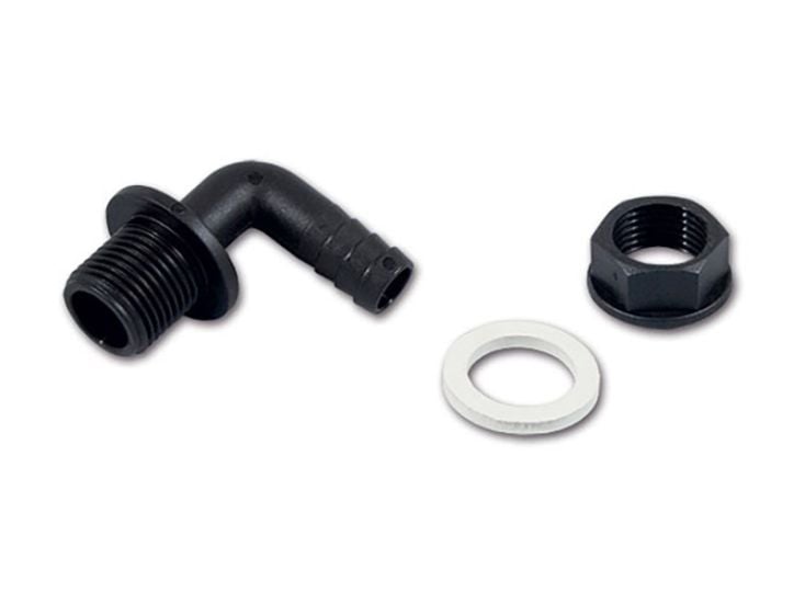 Abgewinkelte Ø13mm 1/2“ Schlauchanschluss