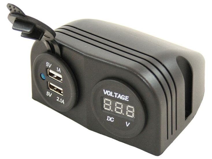 Haba Aufbau USB Spannung Indikator