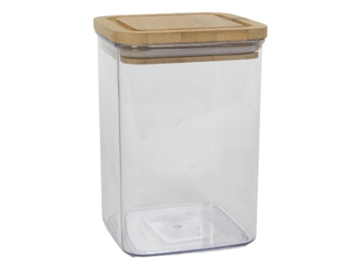 1,2 liter Vorratdose mit Bambusdeckel