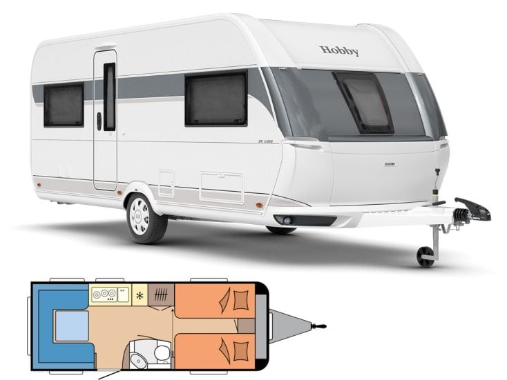 Hobby De Luxe 540 UL 2025 Wohnwagen