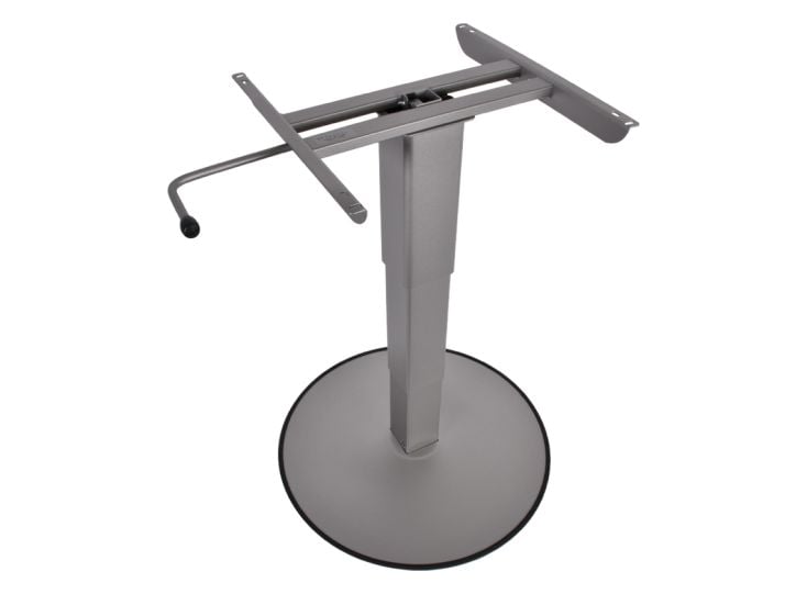 Ilse graues freistehendes Hubtischbein