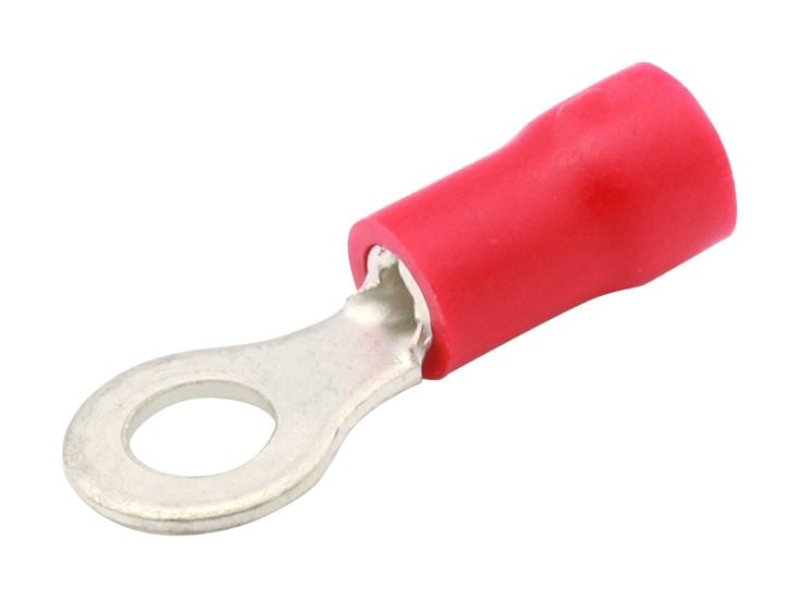 Ringkabelschuh rot Set mit 10 Stück - 4,3 MM