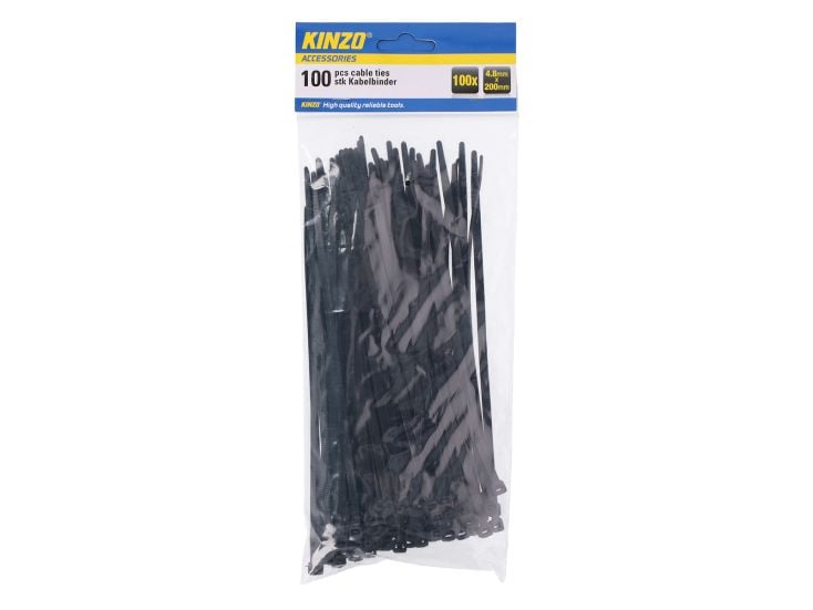 Kinzo 4,8 x 200 mm Kabelbinder