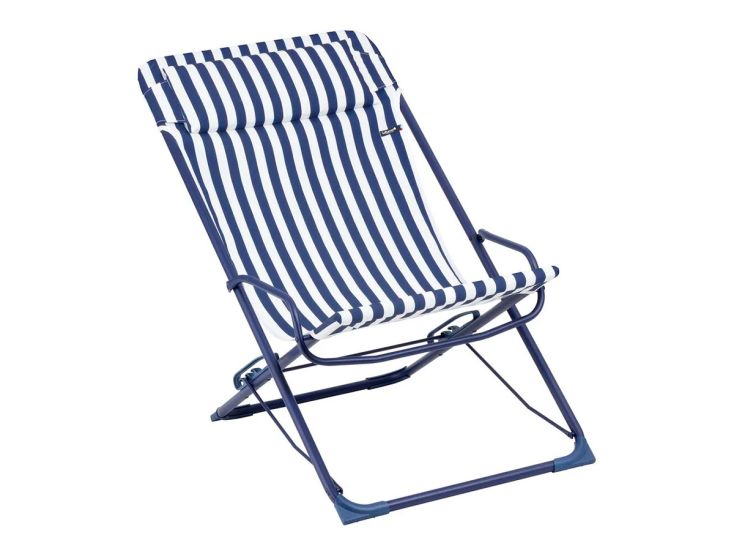 Lafuma Schaukel-Liegestuhl – Blue Rayure