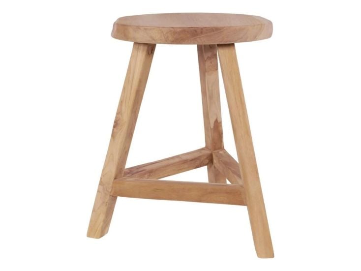 Lesli Living Ø 35 x 47 cm Teakholz-Hocker Lesli Living Ø 35 x 47 cm Teakholz-Hocker
