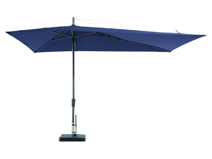 Madison Asymetriq Sideway 360 x 220 cm Sonnenschirm - Safier blue