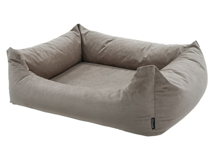 Madison Small Velours taupe Hundekorb