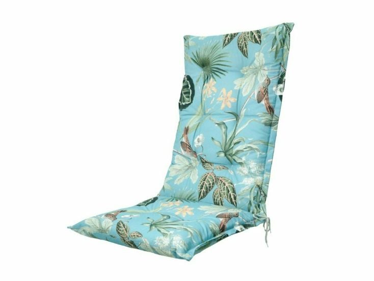 Madison Grasse Aqua Outdoor-Gartenkissen mit hoher Rückenlehne