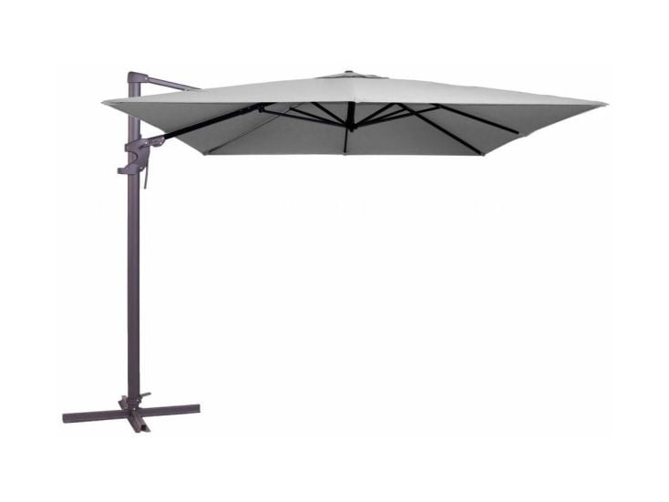 Madison Monaco Flex III 300 x 300 cm Ampelschirm - Light grey