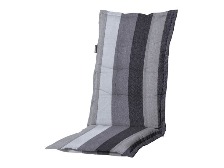Madison Victoria Grey Sitzkissen mit hoher Rückenlehne