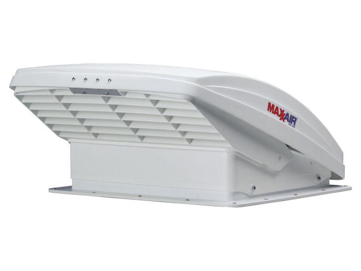 Maxxfan Deluxe weiße Dachluke mit Ventilator