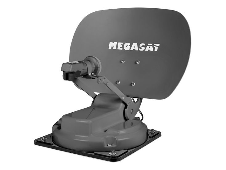 Megasat Caravanman Compact 3 graue Single automatische Sat-Anlage