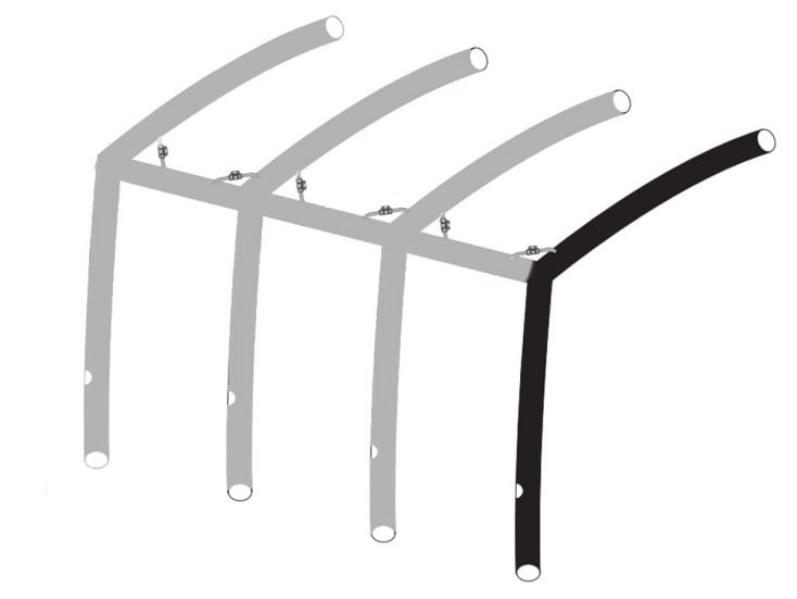Obelink Monaco/Ambassador 320/380/420 Easy Air Connected Haupt-Airtube rechts neu