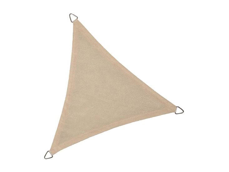 NC Outdoor 5,0m dreieckiges Schattentuch - Off-white