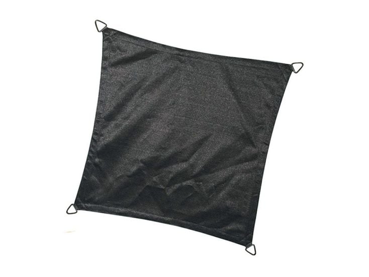 NC Outdoor 3,6 x 3,6 viereckiges Schattentuch - Anthrazit