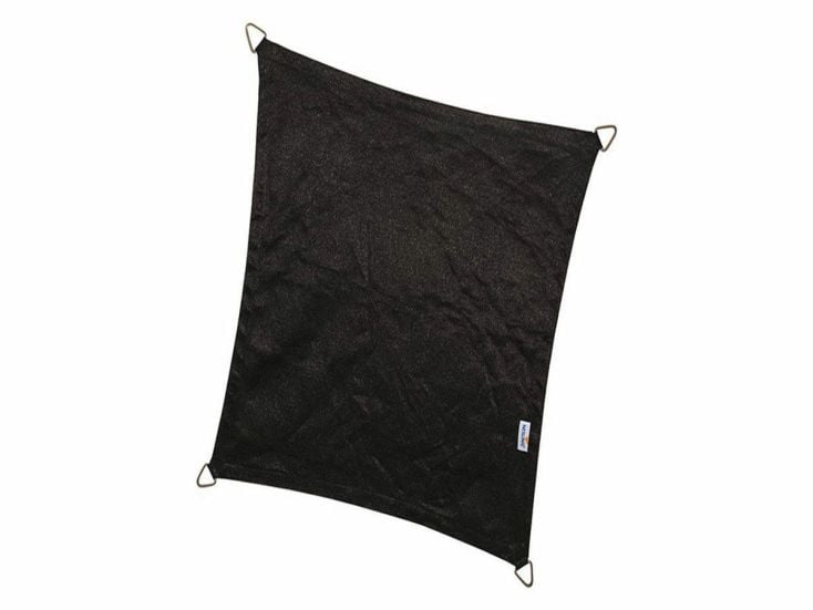 Platinum Coolfit 3x5m Rechteck-Sonnensegel - Schwarz