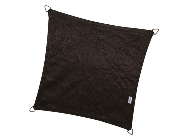 Platinum Coolfit 3,6 x 3,6m quadratisches Sonnensegel - Schwarz