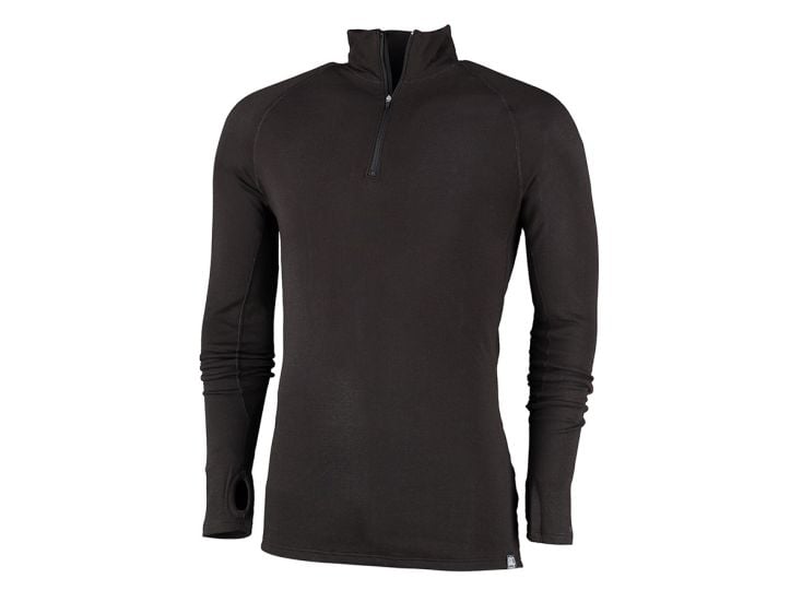 Nomad Rough Zip Herren Thermoshirt - Black
