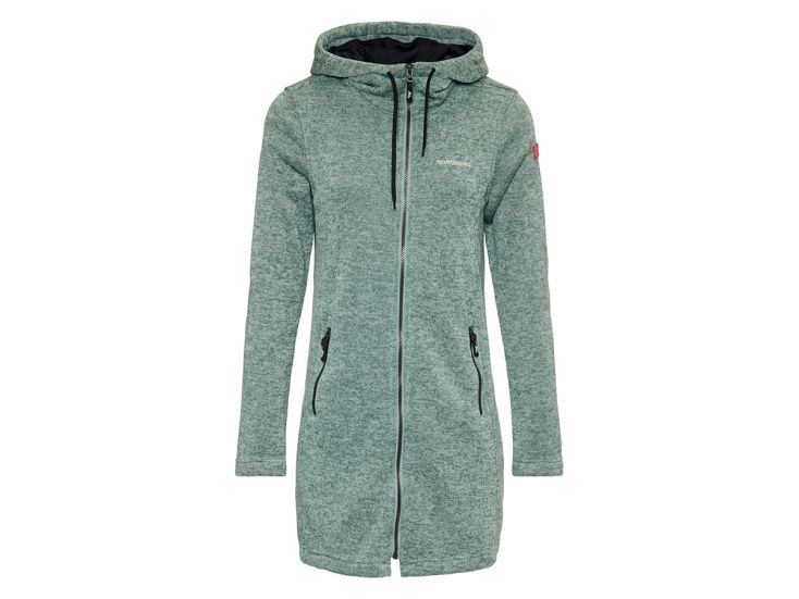 Nordberg Ada Herbal Green Melange Damen Fleecejacke