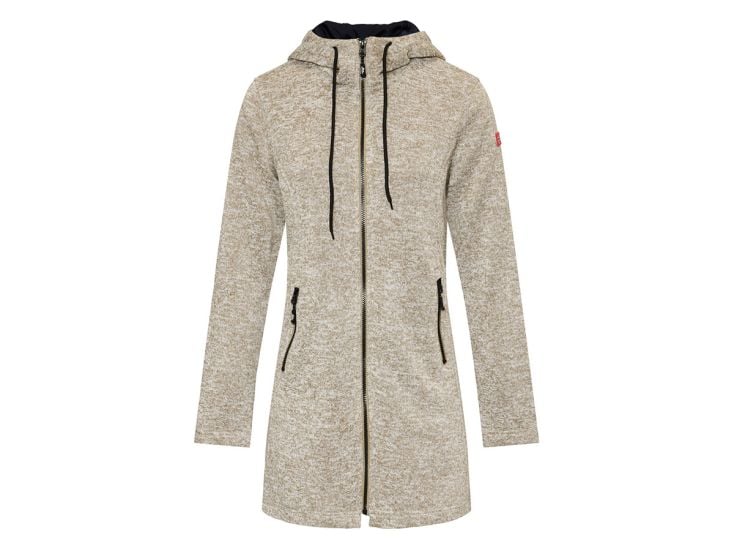 Nordberg Ada Taupe Melange Damen Fleecejacke