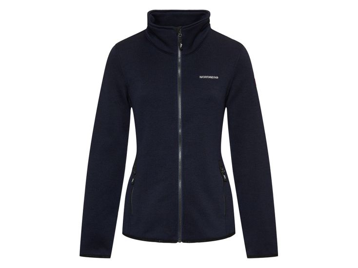 Nordberg Andrea Dark Navy Melange Damen Fleecejacke