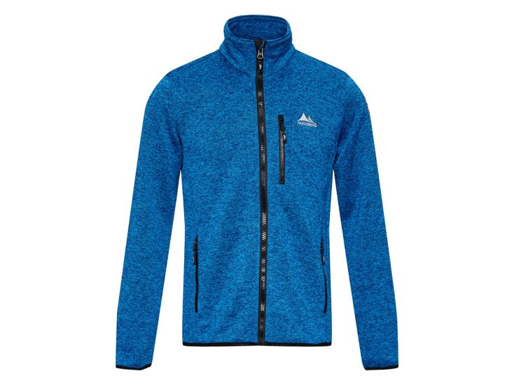 Nordberg Frank Blue Melange Herren Fleecejacke