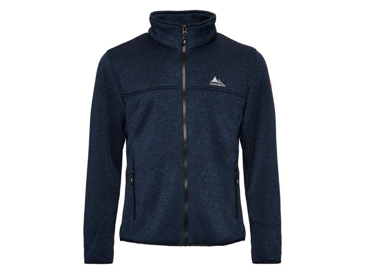 Nordberg Fred Navy Melange Herren Fleecejacke
