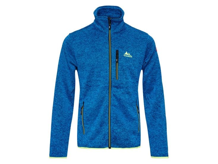 Nordberg Jan Blue Melange Herren Fleecejacke