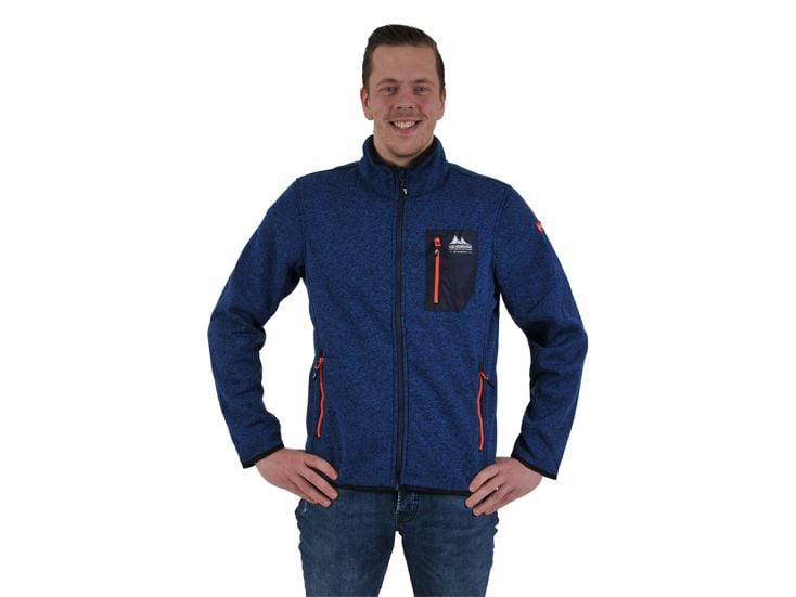 Nordberg Noa Navy Melange Herren Fleecejacke