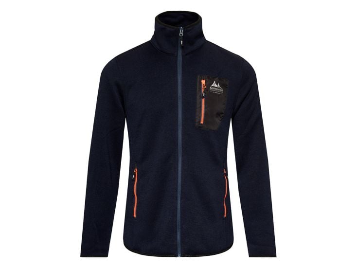 Nordberg Noa Navy Melange Herren Fleecejacke