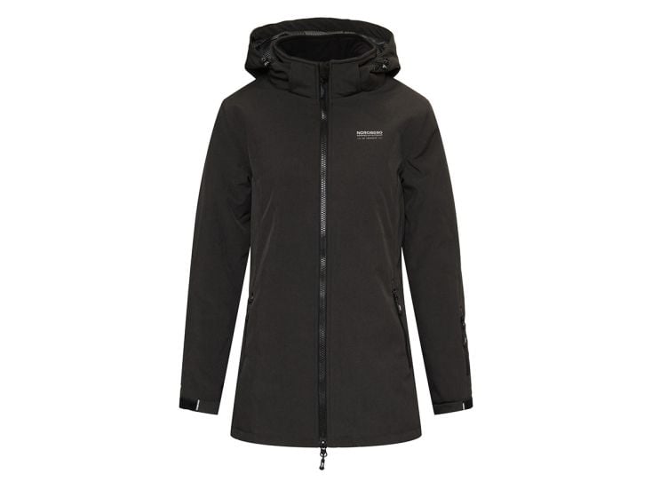Nordberg Olla Black Melange Damen Softshelljacke