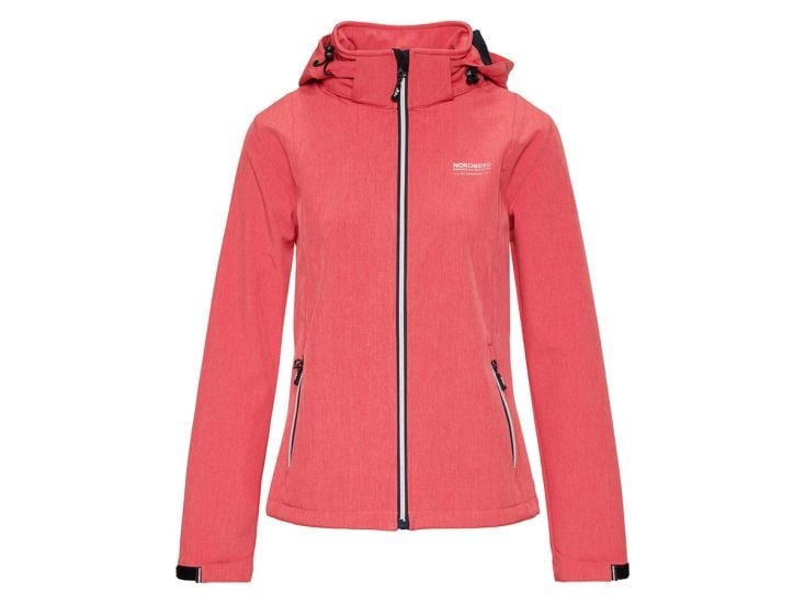Nordberg Rinda Coral Melange Damen Softshelljacke
