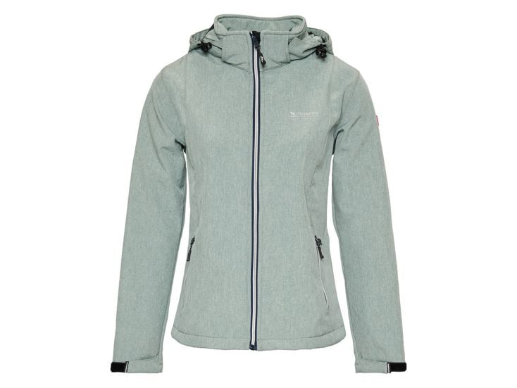 Nordberg Rinda Herbal Green Melange Damen Softshelljacke
