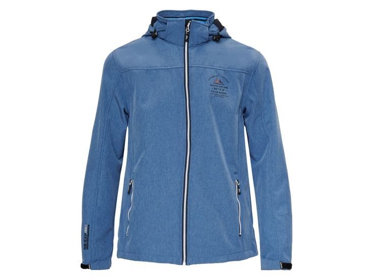 Nordberg Trond Light Blue Melange Herren Softshelljacke