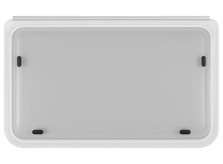 NRF Africa 1450 x 650 mm Fenster mit Profil - grey