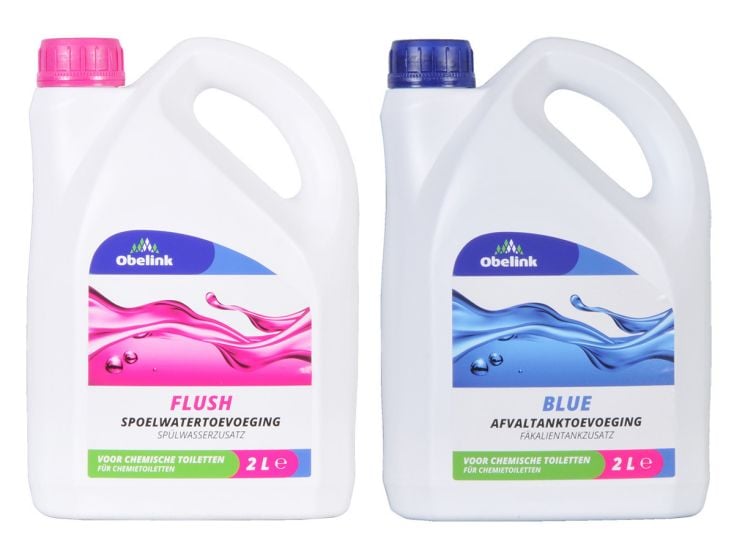 Obelink Blue Toilet Sanitärflüssigkeit und Flush Spülwasserzusatz