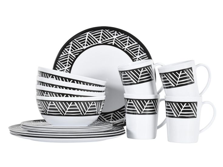 Obelink Stripe Geschirrset - 16-teilig