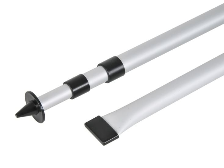 Dachhakenstange 22 mm 170-260 cm Firststange Zeltstangen Vorzelt Wohnwagen Zelt 