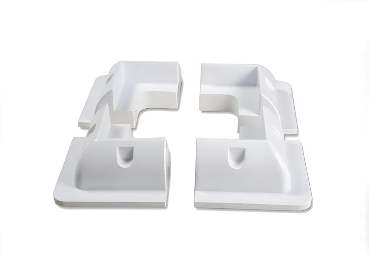 Obelink Solar-Eckstützen-Set (4 Stück) – White