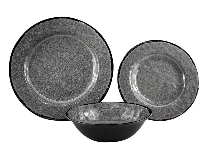 Obelink Stone Grey Geschirrset - 12-teilig
