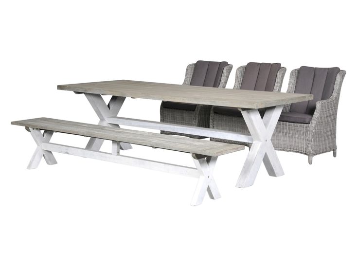 Outdoor Feelings Superb Sentral 250 Bank Diningset