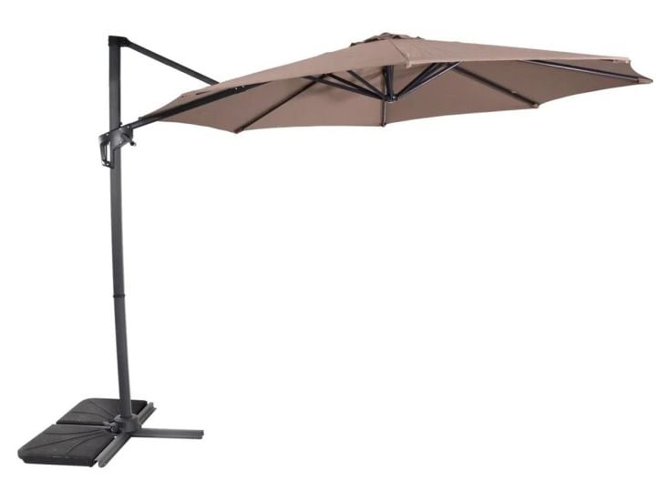 Outdoor Feelings Venus Ø 300 cm Taupe Ampelschirm