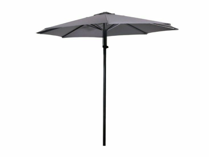 Lesli Living Libra 300 cm push-up Sonnenschirm - Grey