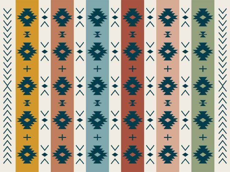 Obelink Patio Mat Aztec 340 x 250 cm Zeltteppich