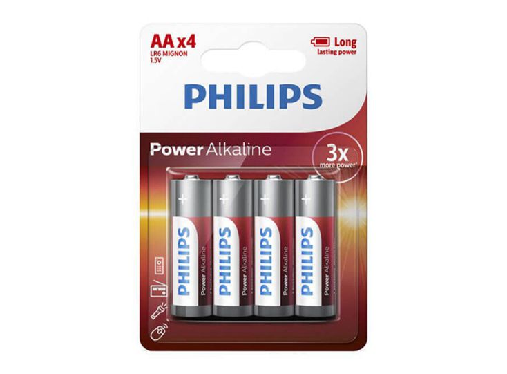 Philips Powerlife AA LR6 Batterien – 4 Stück